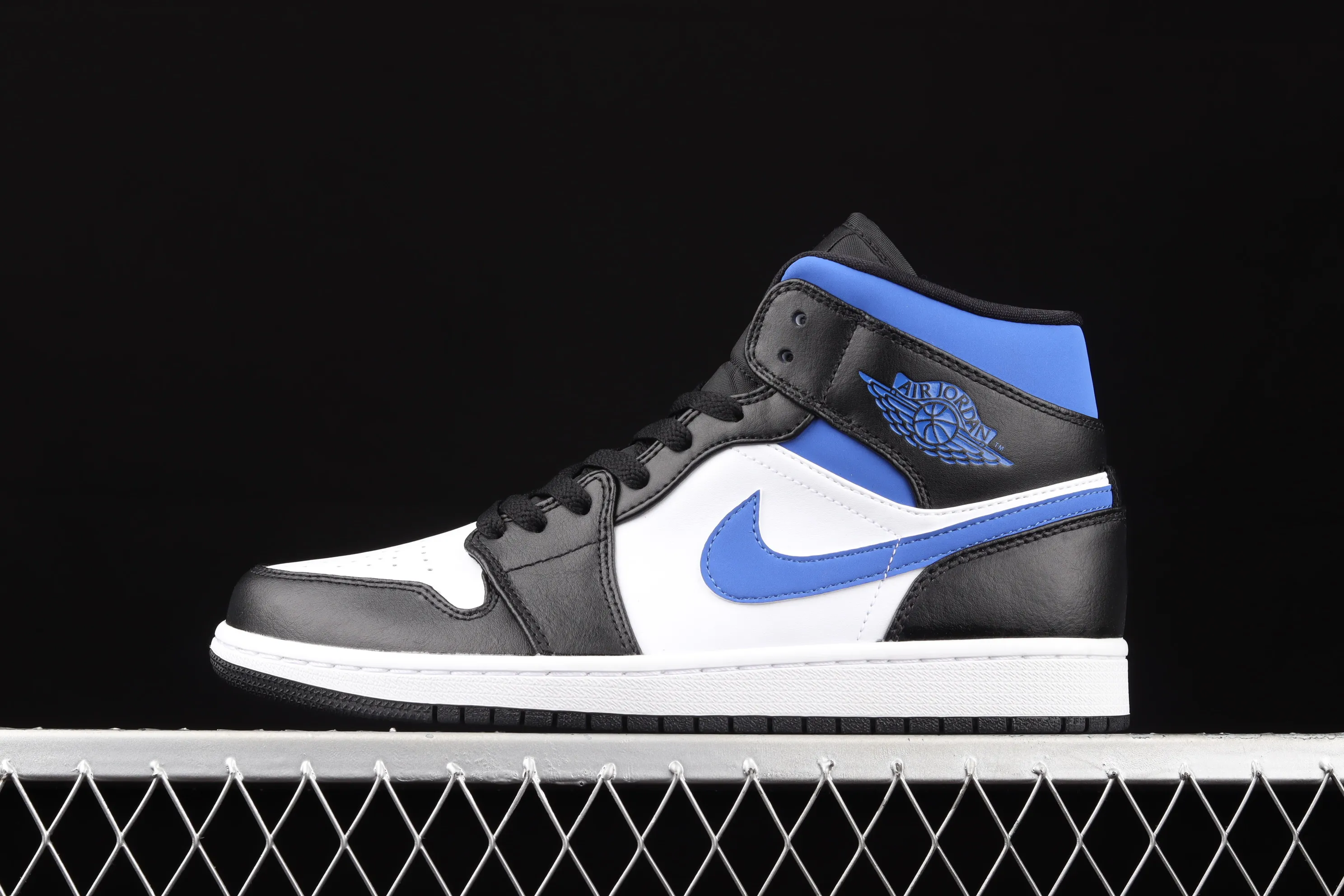 All categories Air Jordan Jordan series basketball shoes Air Jordan 1 Mid G version pure original Air Jordan 1 Mid AJ1 Joe 1 Royal Blue China basketball shoes 554724-140